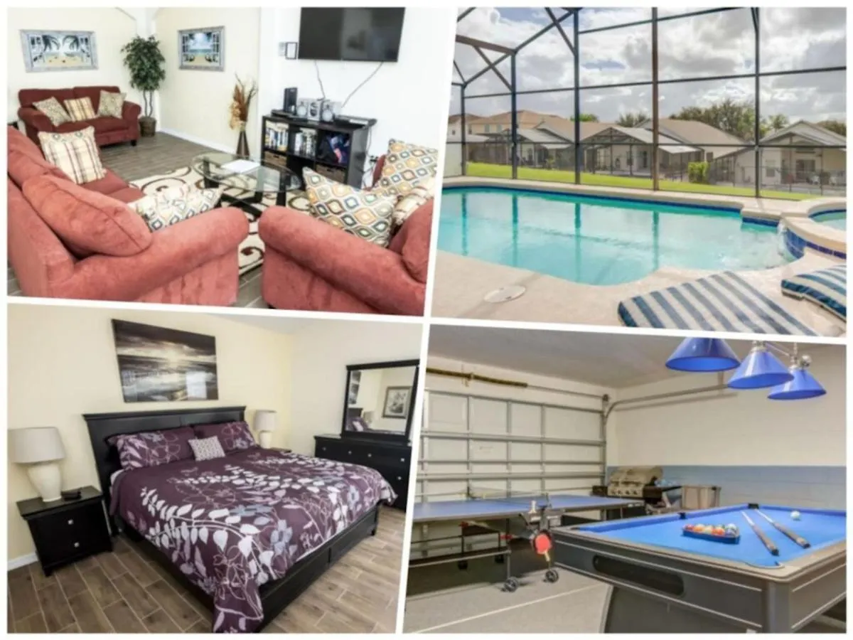 Close To Disney - Game Room - Private Pool Davenport